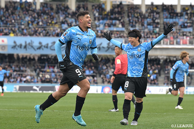 圧巻のハットトリックを達成したエリソン(川崎F)