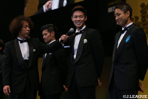 「個人的には得点王を争っていたんですが、ここで取れなかったのはなにか原因があると思うので、いつか取れるように頑張りたいと思います」と今後に向けた抱負を語った杉本(C大阪)