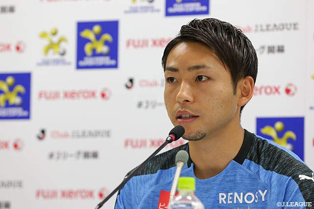 「今年最初の公式戦ということで、チームとしていいスタートが切れるように、一丸となって頑張っていきたいと思います」と意気込みを語った小林