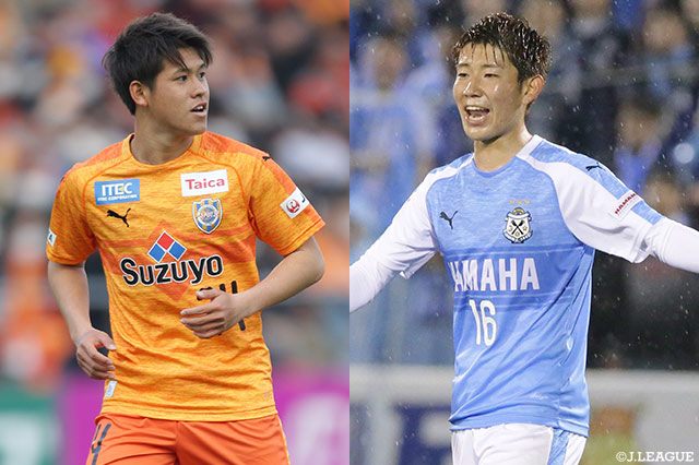 滝 裕太(清水/左)と中野 誠也(磐田)の若きアタッカー対決も、この試合の見どころとなるだろう