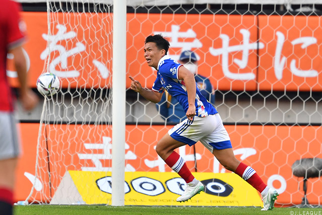 2022年に加入した横浜FMではトップ下として覚醒。首位のチームをけん引する活躍を見せています。