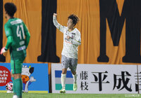 藤枝と対戦した愛媛は、1-0で勝利を収めて3試合ぶりの白星となった