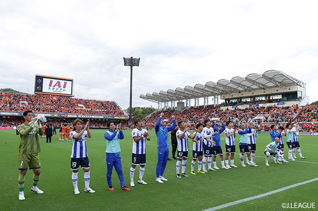 清水と対戦した山形は、2-1で勝利を収めて6連勝を達成した