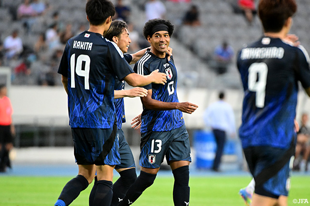 ジャーメイン 良が4ゴール!日本、6発大勝で好スタートを切る【サマリー:東アジアE-1サッカー選手権2025決勝大会韓国 日本vsホンコン・チャイナ】