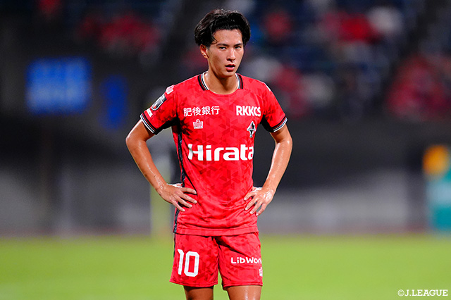 古長谷は2024年より熊本に在籍し、今季の明治安田J2リーグで27試合・6得点の成績でした