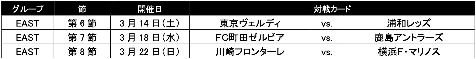 ※試合によって内容は異なります