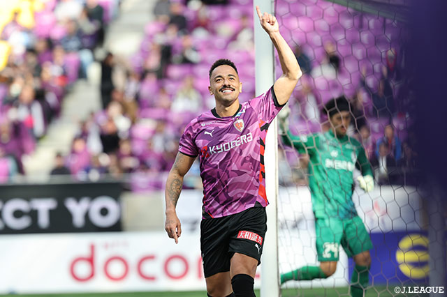 2節から3試合連続ゴールを記録したラファエル エリアス(京都)が今季もリーグ戦の主役となる可能性は高い