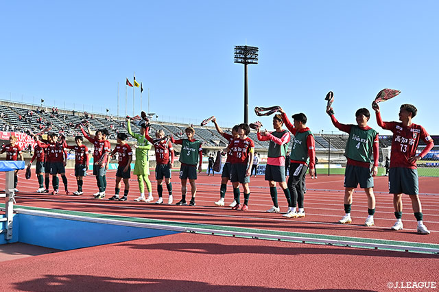 J3の高知がここまで勝点10を獲得し、堂々と首位に立っている