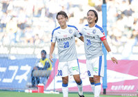 前回対戦時にハットトリックを記録した馬場 賢治(大分/#38)が32分に逆転となるゴールを決める!【明治安田J2 第37節 町田vs大分】