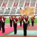 [ J2：第29節 熊本 vs 札幌 ]　試合前には、熊本市の託麻西小金管バンド部の子どもたちが「ライ...
