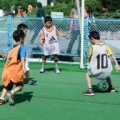 [ J1：第25節 新潟 vs 浦和 ]　子どもたちに人気のフットボールパークは、好天も幸いし、いつも...