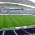 [ J1：第27節 浦和 vs 徳島 ]　朝からずっと雨が続いた影響で埼玉スタジアムのピッチには大きな...