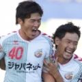 [ J2：第37節 湘南 vs 長崎 ]　首位湘南との試合は開始早々の2分、相手DFのこぼれ球に反応し...