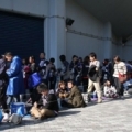 [ J2：第42節 福岡 vs 熊本 ]　開場を待つアビスパサポーター。今日は2014シーズン最終戦。...