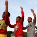 [ J2：第42節 福岡 vs 熊本 ]　試合は、アウェイの熊本が３−１で福岡に勝利。今季限りで引退を...